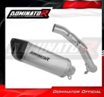 DOMINATOR Εξάτμιση GP1 BLACK για Honda VFR 800 Fi 1998-2001