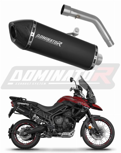 DOMINATOR Εξάτμιση HP7 BLACK για Triumph Tiger 800 XCA 2018-2020