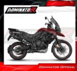 DOMINATOR Εξάτμιση HP7 BLACK για Triumph Tiger 800 XCA 2018-2020 - Image 6