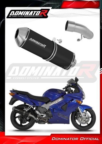 DOMINATOR Εξάτμιση OVR BLACK για Honda VFR 800 Fi 1998-2001