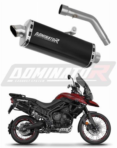 DOMINATOR Εξάτμιση P7 BLACK για Triumph Tiger 800 XCA 2018-2020