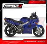 DOMINATOR Εξάτμιση S6 BLACK για Honda VFR 800 Fi 1998-2001 - Image 4