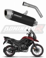 DOMINATOR Εξάτμιση S6 BLACK για Triumph Tiger 800 XCA 2018-2020
