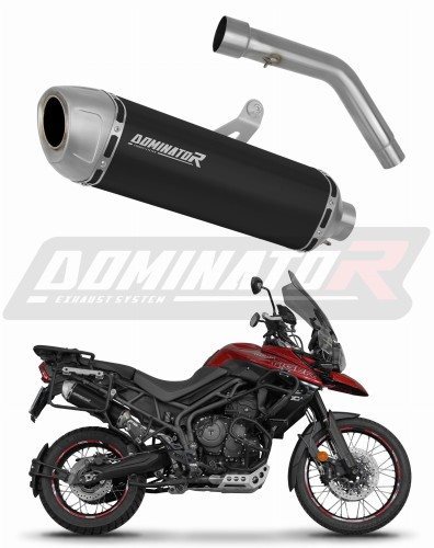 DOMINATOR Εξάτμιση S6 BLACK για Triumph Tiger 800 XCA 2018-2020