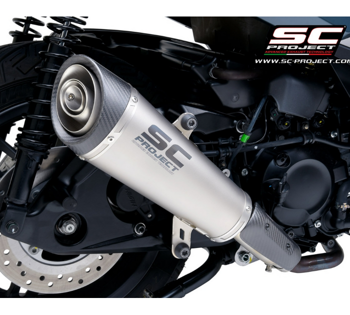 SC-Project Εξάτμιση S2 Titanium Slip-On για Honda Forza 350 (2021-2024)