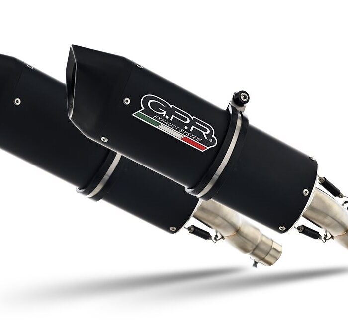 GPR Διπλές Εξατμίσεις για Kawasaki Z1000 2007-2009 Furore Nero