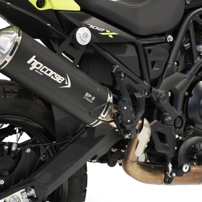 HP Corse Εξάτμιση Benelli TRK 702 / 702X SP-2 Black Titanium Slip-On
