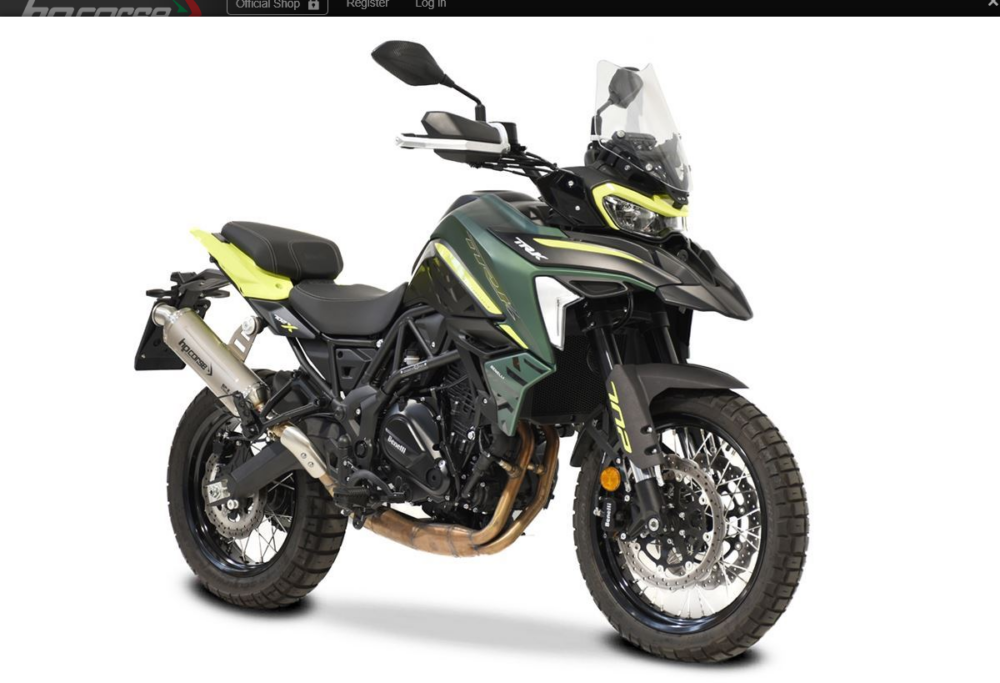 HP Corse Εξάτμιση Benelli TRK 702 / 702X SP-2 Black Titanium Slip-On