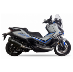 IXIL Εξάτμιση HEXOVAL XTREM BLACK Slip-On για Zontes 368G ADV 2025 Euro 5+