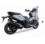 IXIL Εξάτμιση HEXOVAL XTREM BLACK Slip-On για Zontes 368G ADV 2025 Euro 5+