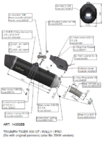 LeoVince Εξάτμιση Triumph Tiger 850 / 900 2020-2023 LV One Evo Black Edition (14352EB) - Image 8