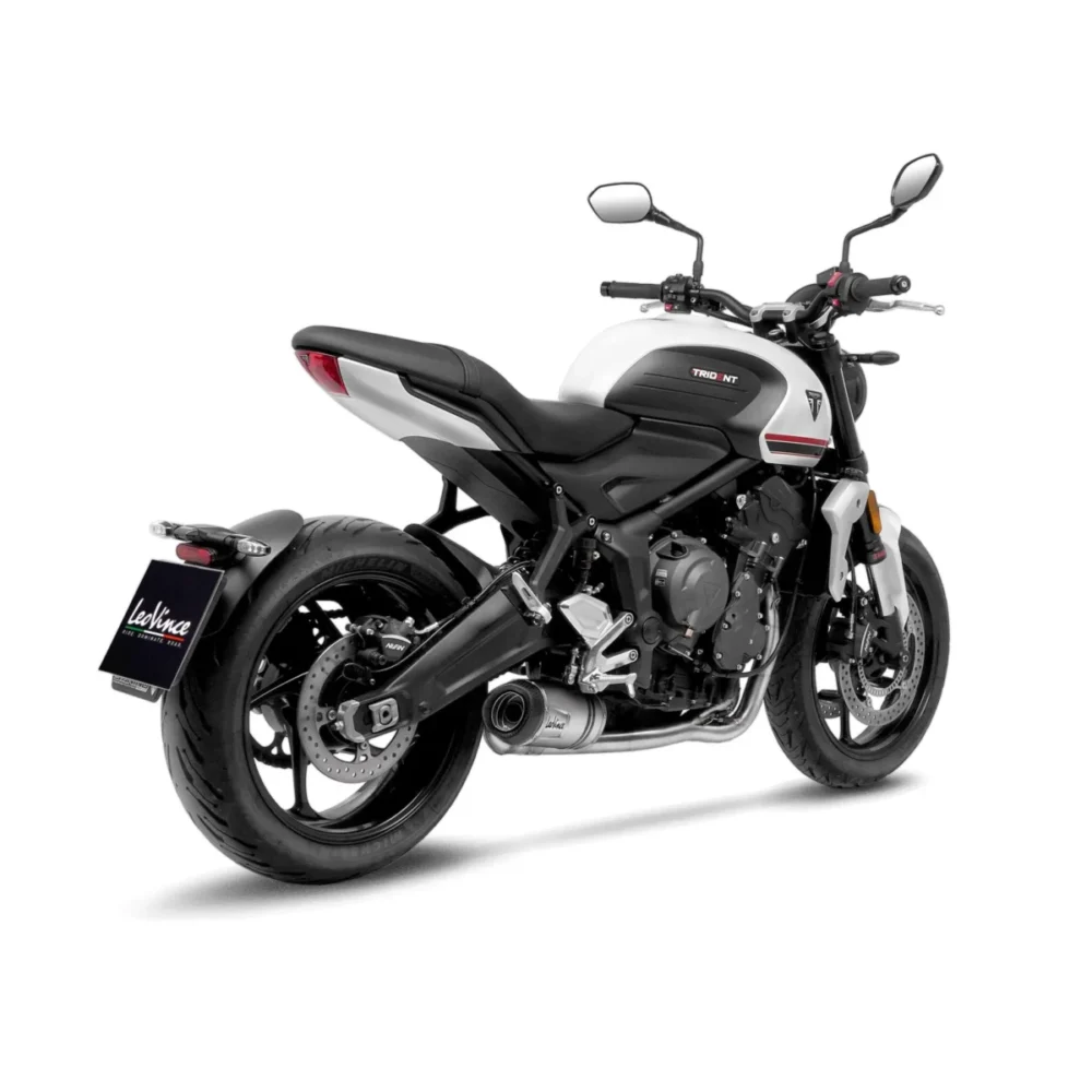 LeoVince Εξάτμιση Ολόσωμη (Full System) LV ONE EVO Black Edition Triumph Trident 660 / Tiger Sport 660 2021-2024