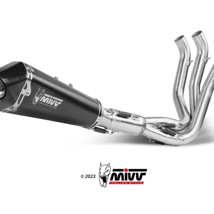 MIVV Εξάτμιση Ολόσωμη (Full System) Delta Race Black Triumph Trident 660 / Tiger Sport 660 2021-2024