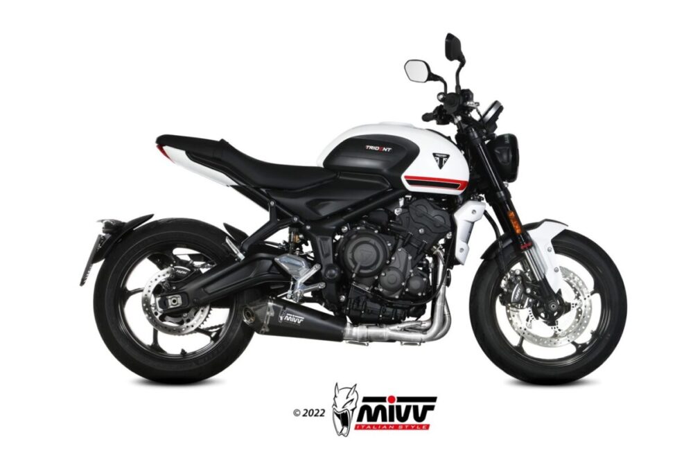 MIVV Εξάτμιση Ολόσωμη (Full System) Delta Race Black Triumph Trident 660 / Tiger Sport 660 2021-2024 - Image 6