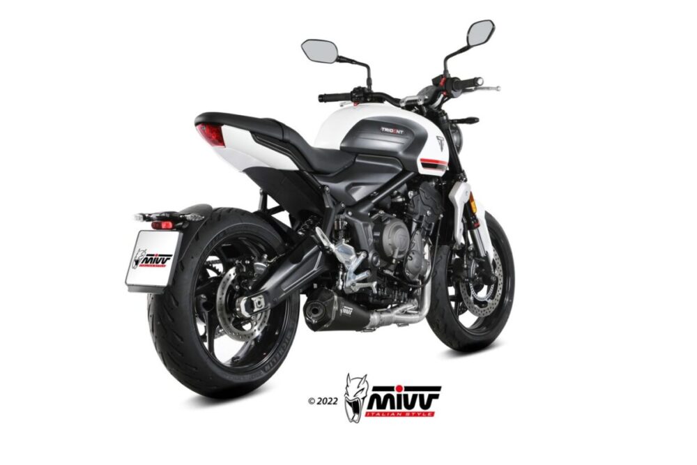 MIVV Εξάτμιση Ολόσωμη (Full System) Delta Race Black Triumph Trident 660 / Tiger Sport 660 2021-2024 - Image 7