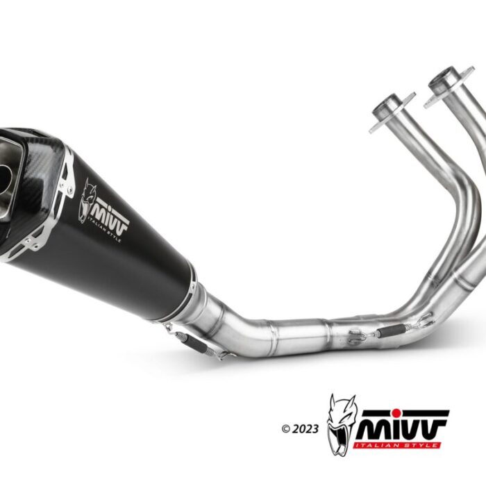 MIVV Ολόσωμη εξάτμιση (Full System) DELTA RACE Black Kawasaki Z650 / Ninja 650 2017-2023 (K.044.LDRB)