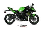 MIVV Ολόσωμη εξάτμιση (Full System) DELTA RACE Black Kawasaki Z650 / Ninja 650 2017-2023 (K.044.LDRB)