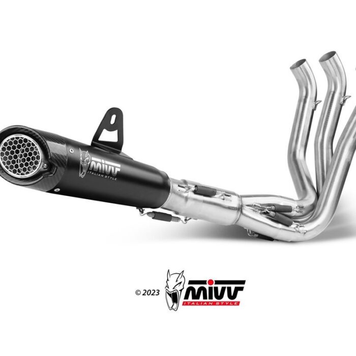 MIVV Εξάτμιση Ολόσωμη (Full System) X-M5 Black Triumph Trident 660 / Tiger Sport 660 2021-2024