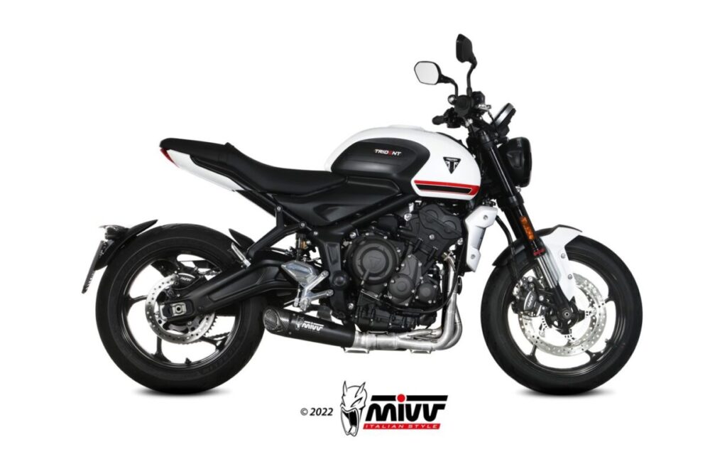 MIVV Εξάτμιση Ολόσωμη (Full System) Delta Race Black Triumph Trident 660 / Tiger Sport 660 2021-2024