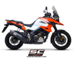 SC-Project Εξάτμιση Adventure Titanium Matt Black Suzuki V-Strom 1050 XT 2020-2025 Slip-On S21A-86MB - Image 2