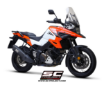 SC-Project Εξάτμιση Adventure Titanium Matt Black Suzuki V-Strom 1050 XT 2020-2025 Slip-On S21A-86MB - Image 3