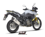 SC-Project Εξάτμιση Adventure Titanium Matt Black Suzuki V-Strom 800DE / 800SE 2023-2025 Slip-On S22A-85MB