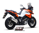 SC-Project Εξάτμιση Adventure Titanium Suzuki V-Strom 1050 XT 2020-2025 Slip-On S21A-86T