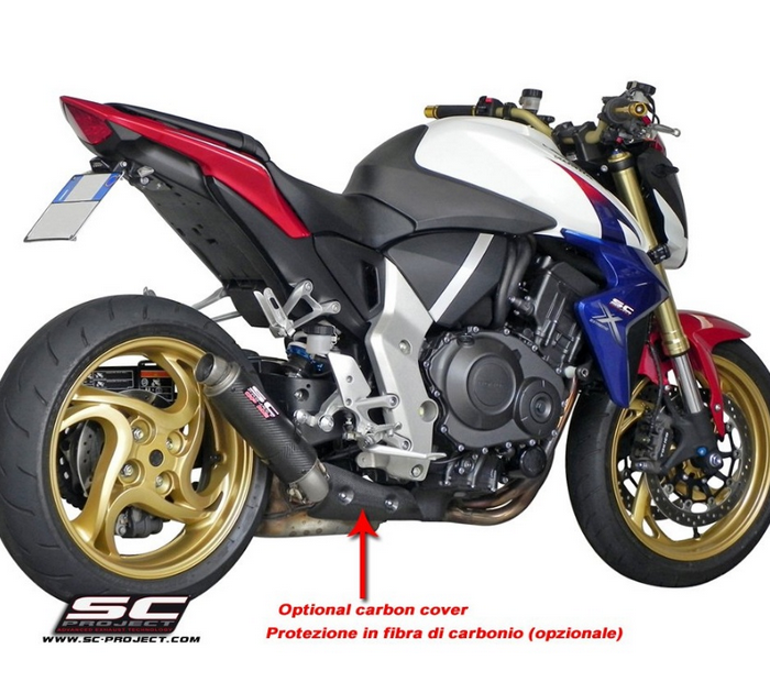 SC-Project Carbon Θερμική Προστασία Εξάτμισης Honda CB1000R 2011-2017