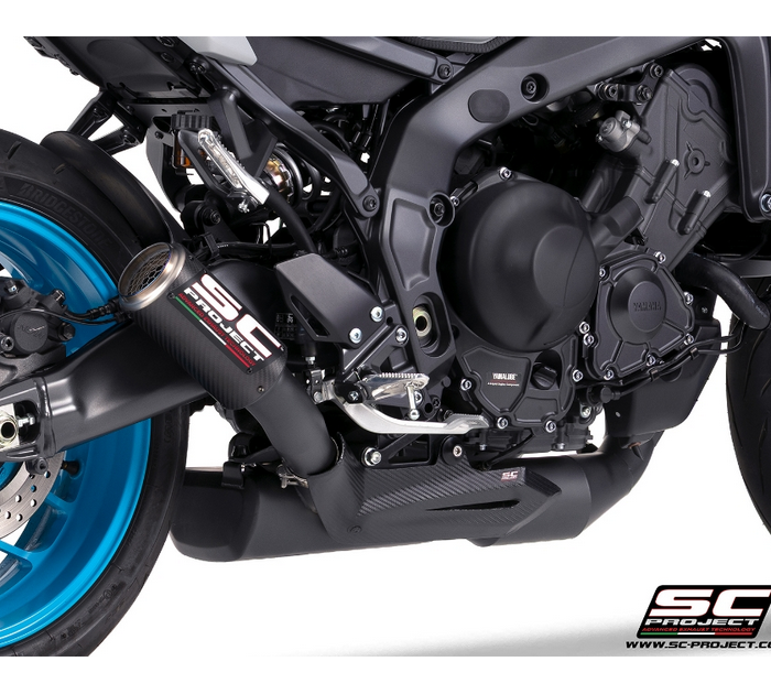 SC-Project Ολόσωμη εξάτμιση (Full System) CR-T Carbon Black Edition για Yamaha MT-09 2024–2026