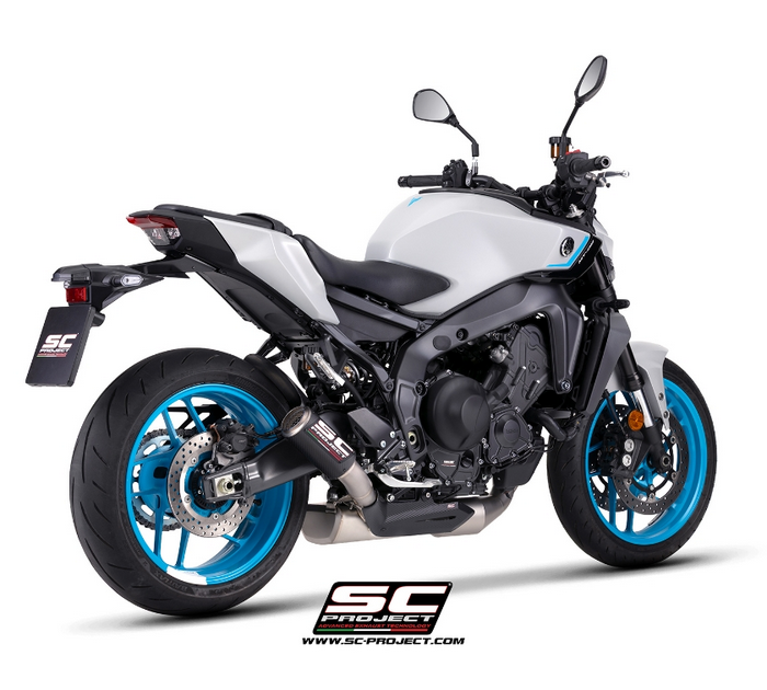 SC-Project Ολόσωμη εξάτμιση (Full System) CR-T Carbon Black Edition για Yamaha MT-09 2024–2026