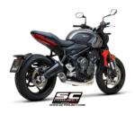 SC-Project Ολόσωμη εξάτμιση (Full System) CR-T Titanium Triumph Trident 660 2021-2024 (T26A-CDE38TR)