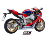 SC-Project Εξάτμιση CR-T Carbon High Mount με Σίτα Honda CBR1000RR 2017-2019 SP SP2 (H15A-HT36CR)