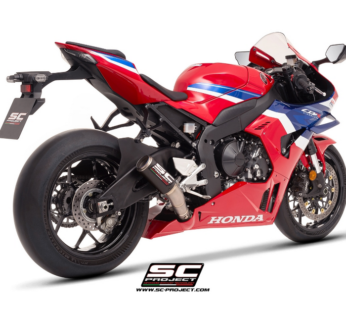 SC-Project Εξάτμιση CR-T Carbon με Βαλβίδα Τιτανίου Honda CBR1000RR-R SP 2024-2026 (H54A-VT36C)
