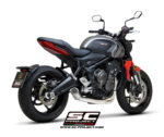 SC-Project Ολόσωμη εξάτμιση (Full System) CR-T Titanium Triumph Trident 660 2021-2024 (T26A-CDE38TR)