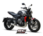SC-Project Ολόσωμη εξάτμιση (Full System) CR-T Titanium Triumph Trident 660 2021-2024 (T26A-CDE38TR) - Image 4