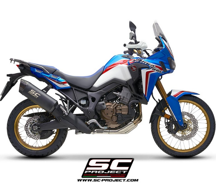 SC-Project Εξάτμιση Honda Africa Twin CRF1100L 2020-2023 X-Plorer II Titanium Slip-On