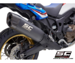 SC-Project Εξάτμιση Honda Africa Twin CRF1000L 2016-2019 Adventure Titanium Matt Black Slip-On