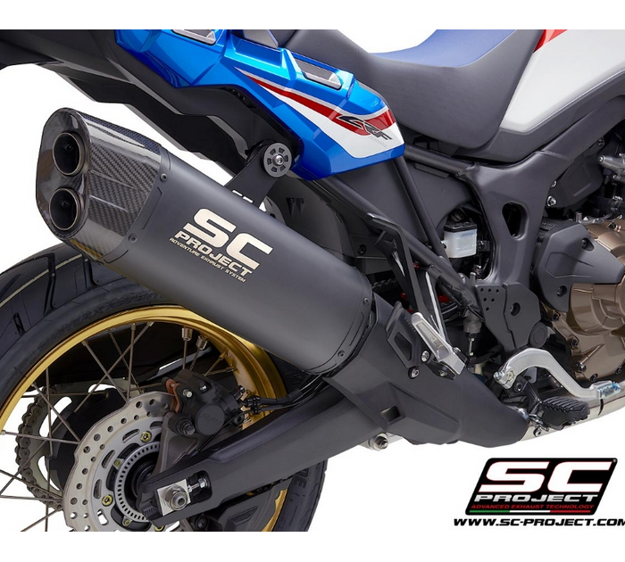 SC-Project Εξάτμιση Honda Africa Twin CRF1000L 2016-2019 Adventure Titanium Matt Black Slip-On