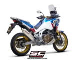 SC-Project Εξάτμιση Honda Africa Twin CRF1100L 2020-2023 Rally Raid Titanium Slip-On - Image 2