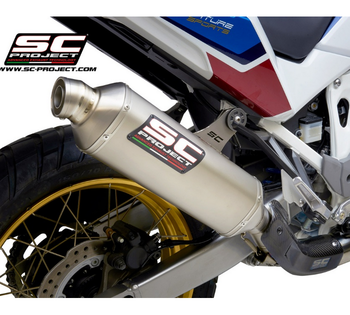 SC-Project Εξάτμιση Honda Africa Twin CRF1100L 2020-2023 Rally Raid Titanium Slip-On