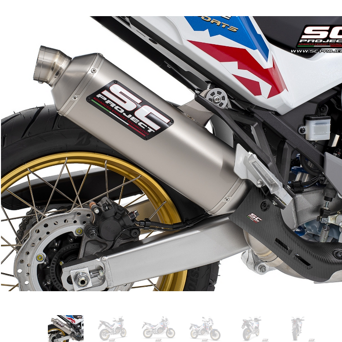 SC-Project Εξάτμιση Honda Africa Twin CRF1100L 2024-2026 Rally Raid Titanium Slip-On
