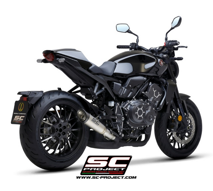 SC-Project Εξάτμιση Honda CB1000R 2021-2025 S1 Titanium Matt Black Slip-On