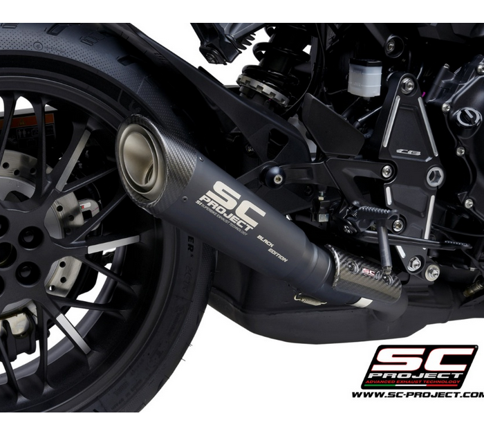 SC-Project Εξάτμιση Honda CB1000R 2021-2025 S1 Titanium Matt Black Slip-On