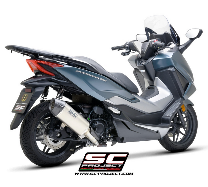 SC-Project Εξάτμιση S2 Titanium Slip-On για Honda Forza 350 (2021-2024)
