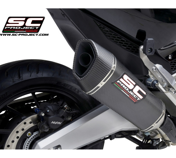 SC-Project Εξάτμιση SC1-R Carbon Slip-On για Honda Forza 750 (2021-2024)