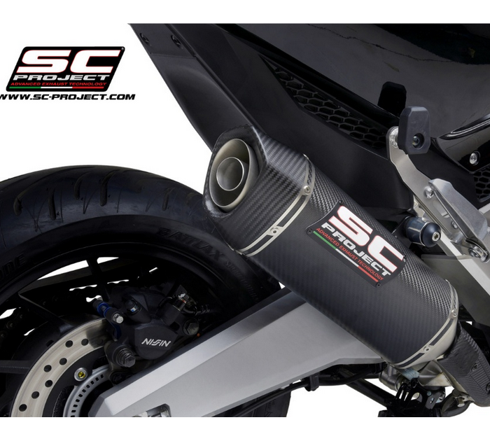 SC-Project Εξάτμιση SC1-S Carbon Slip-On για Honda Forza 750 (2021-2024)