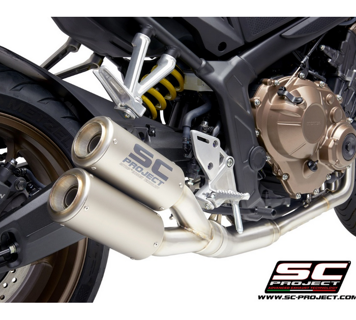 SC-Project Ολόσωμη εξάτμιση (Full System) SC1-R Titanium Honda CB650R 2019-2020