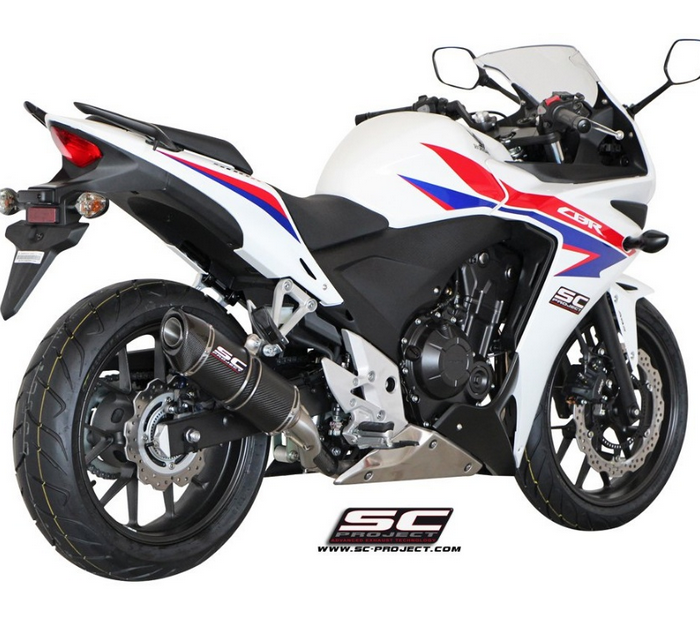 SC-Project Εξάτμιση Oval Carbon για Honda CBR500R 2012–2016