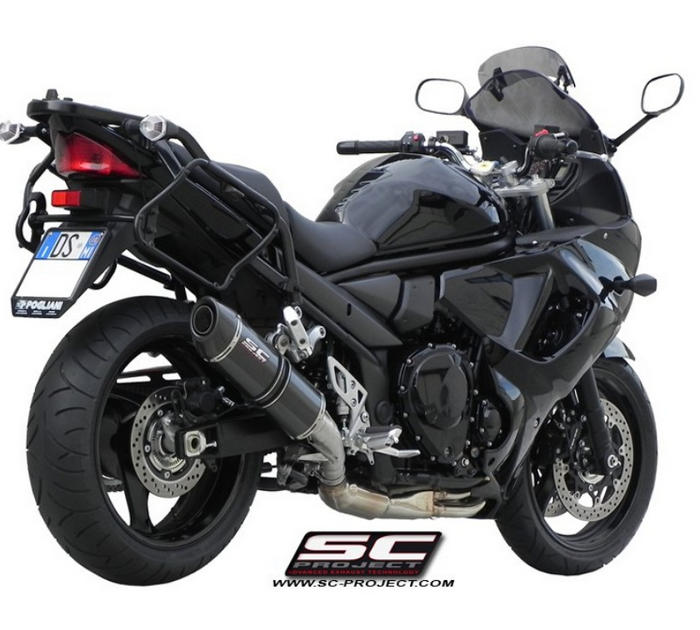SC-Project Εξάτμιση Oval Carbon S06A-02C Suzuki GSF1250 Bandit 2007-2012 Slip-On