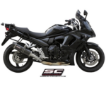 SC-Project Εξάτμιση Oval Carbon S08A-12C Suzuki Gladius 650 2009-2015 Slip-On